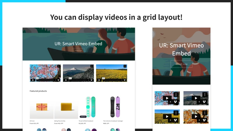 UR: Smart Vimeo Embed