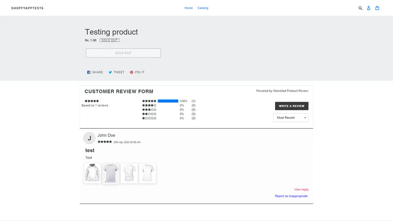TrueView Product Reviews App