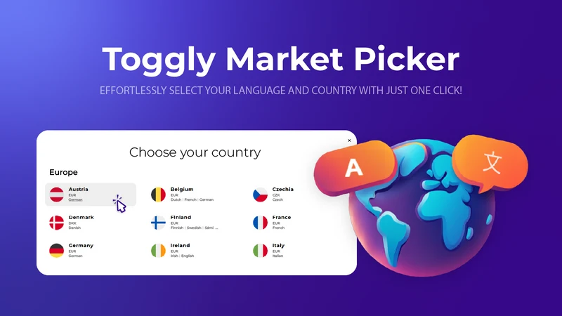 Toggly ‑ Geolocation + Markets