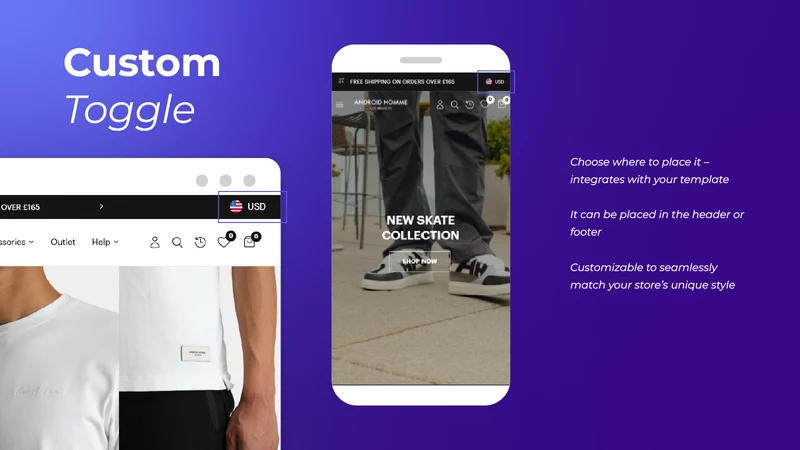Toggly ‑ Geolocation + Markets