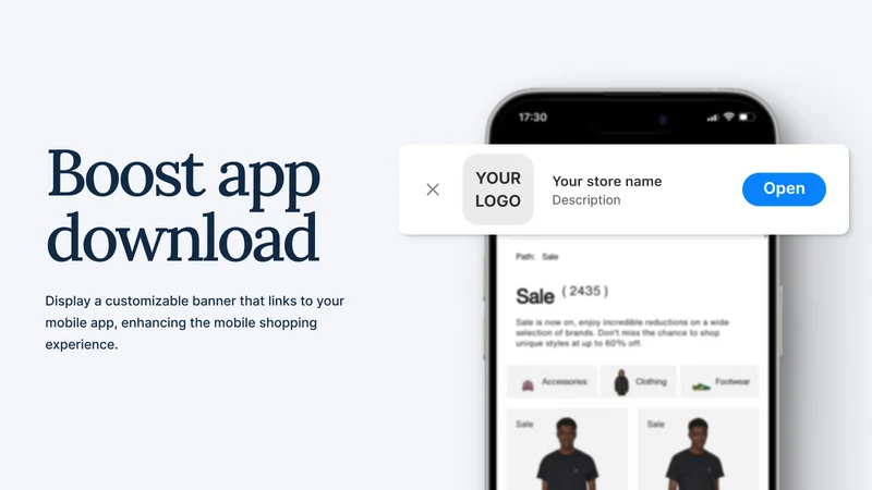 Mobile App Banner ‑ Shoppy