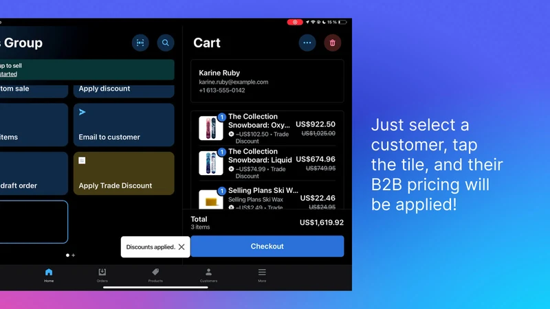 POS2B: Native POS B2B Pricing