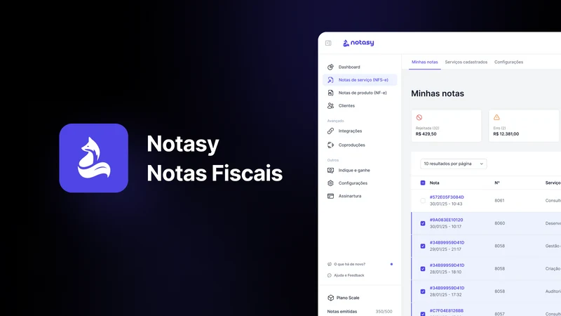Notasy ‑ Notas Fiscais
