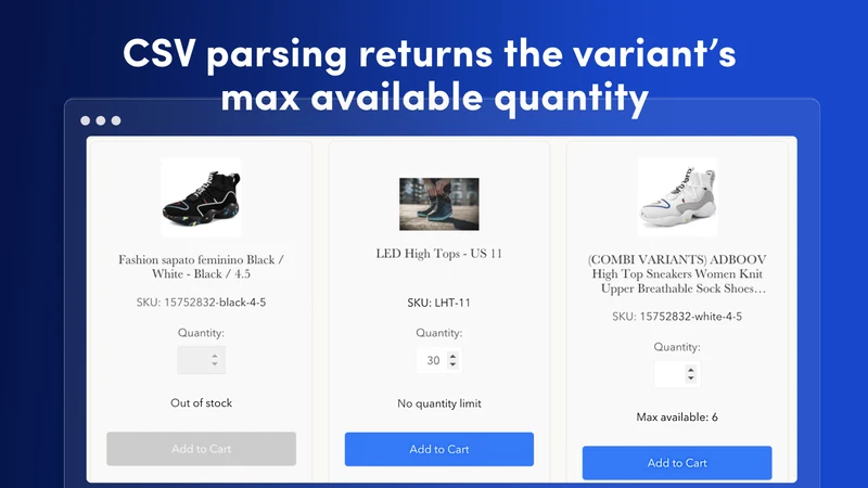 Ordexis Bulk Order by SKU CSV