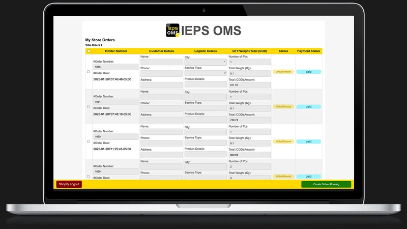 IEPS OMS | Courier & Logistics