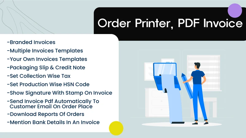 OP: Order Printer, PDF Invoice