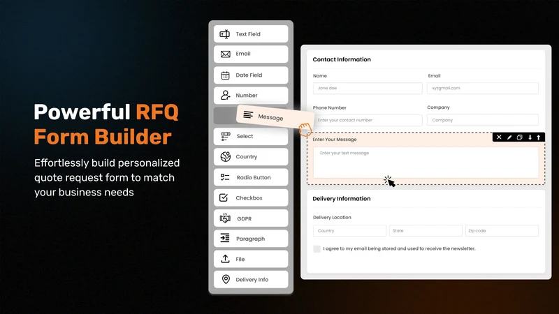 AI Request a Quote, Hide Price