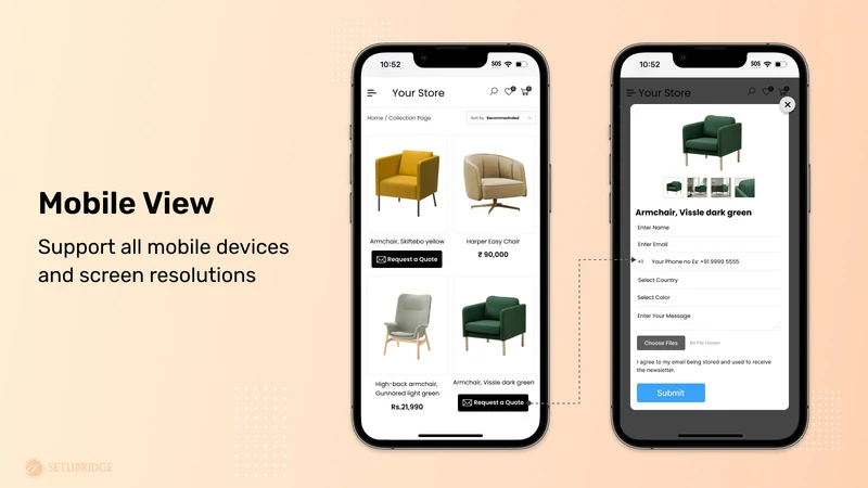 AI Request a Quote, Hide Price