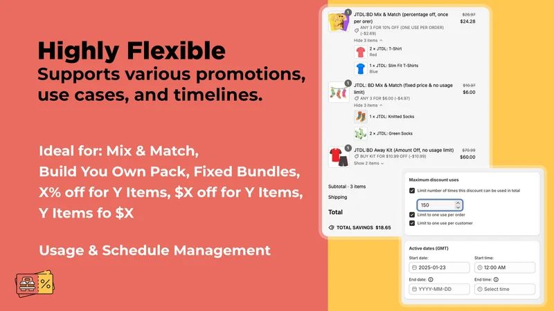 JTDL: Bundles & Discounts