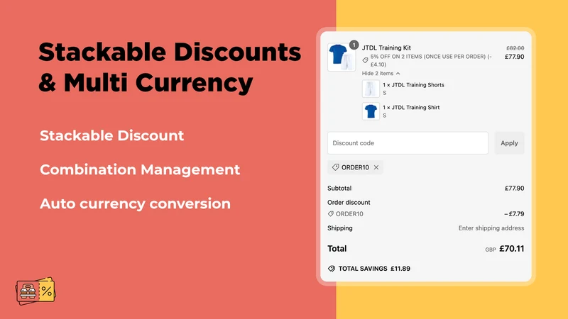 JTDL: Bundles & Discounts