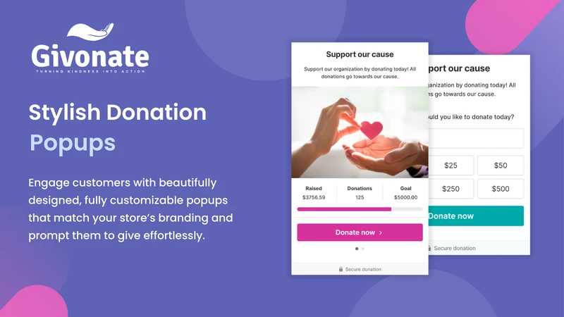 Givonate: Charity & Donations