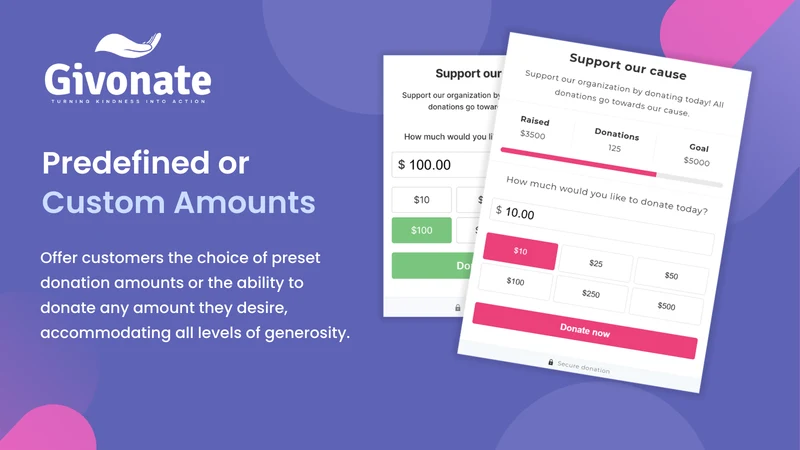 Givonate: Charity & Donations