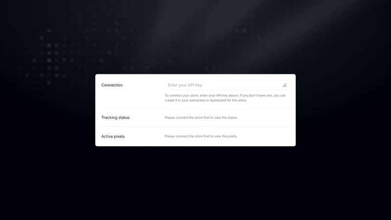 wetracked.io Connect