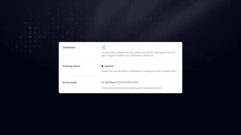 wetracked.io Connect