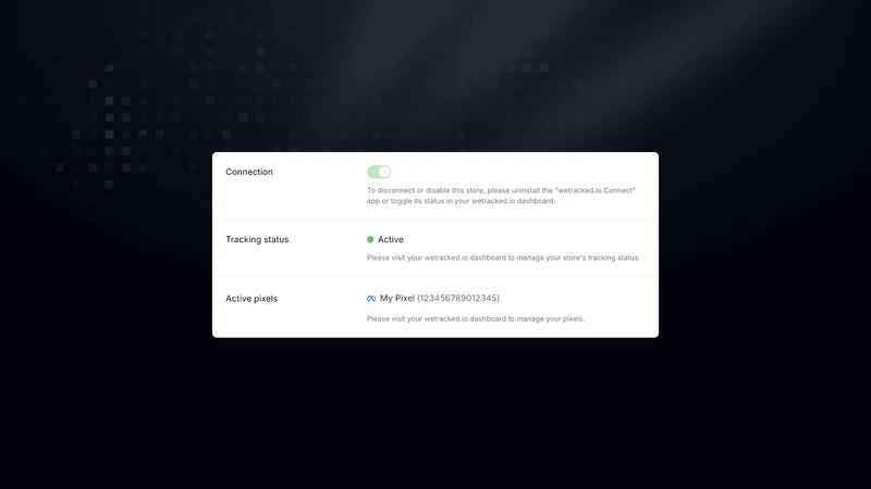 wetracked.io Connect