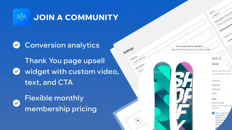 Joinify | Community Upsell