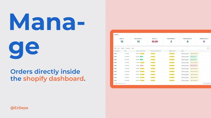 EzSepa ‑ SEPA Bank Transfer