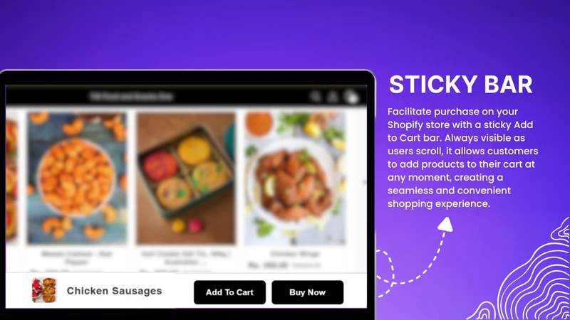 Sticky Star: Add To Cart Bar