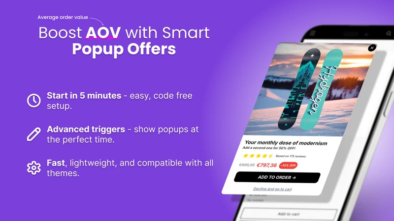 BA Popup Upsell & Cross Sell
