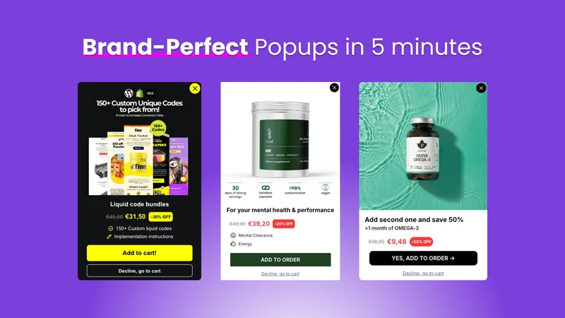 BA Popup Upsell & Cross Sell