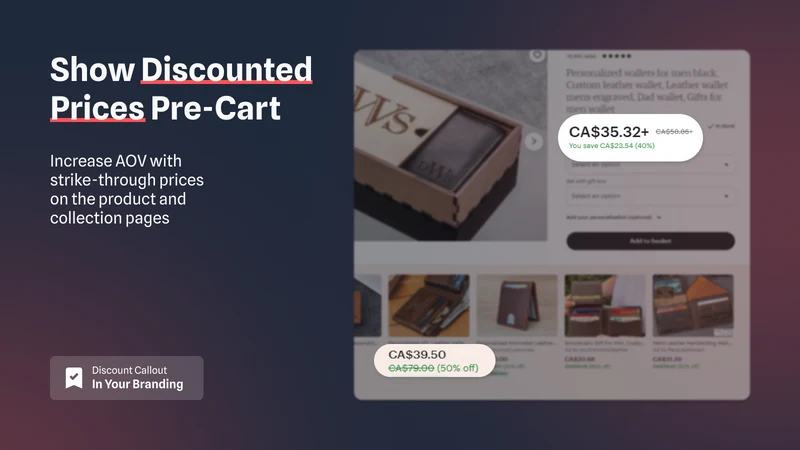 Oak Customer Tag Discount App