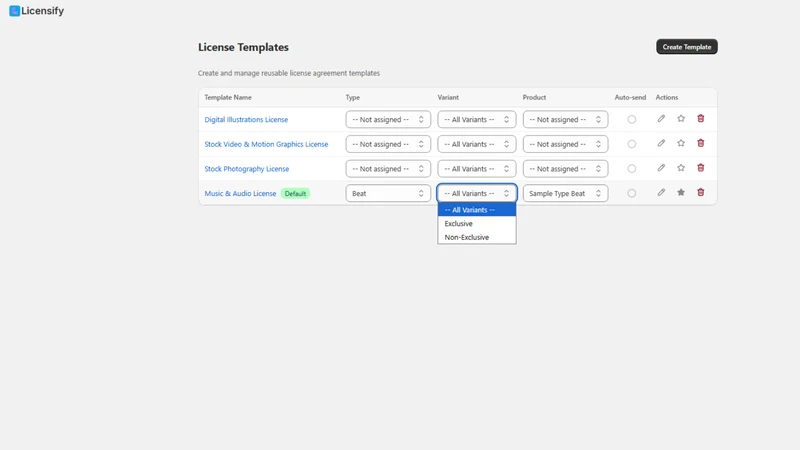 Licensify ‑ License Agreement