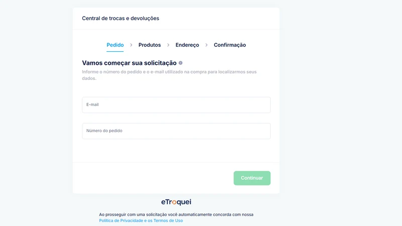 eTroquei ‑ Trocas e Devoluções