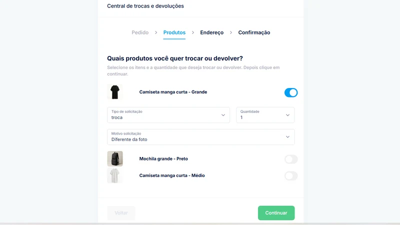 eTroquei ‑ Trocas e Devoluções