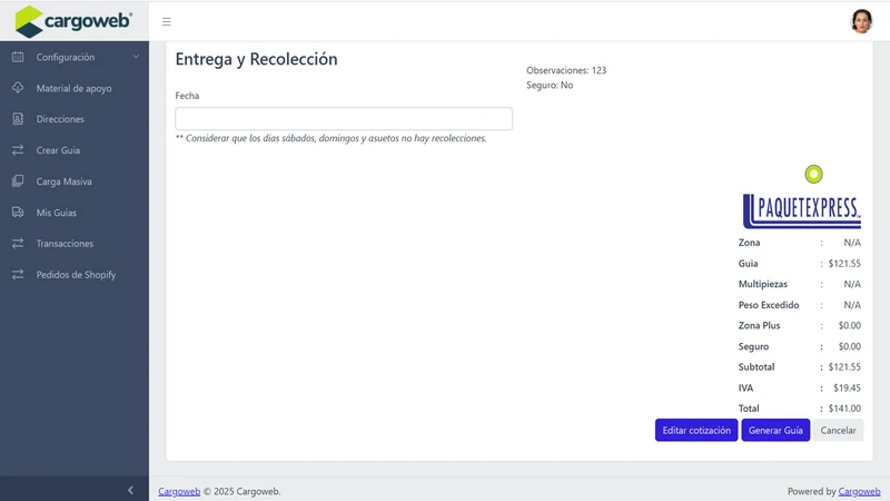Cargoweb