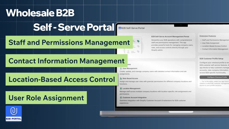 F: Self‑Serve B2B Portal