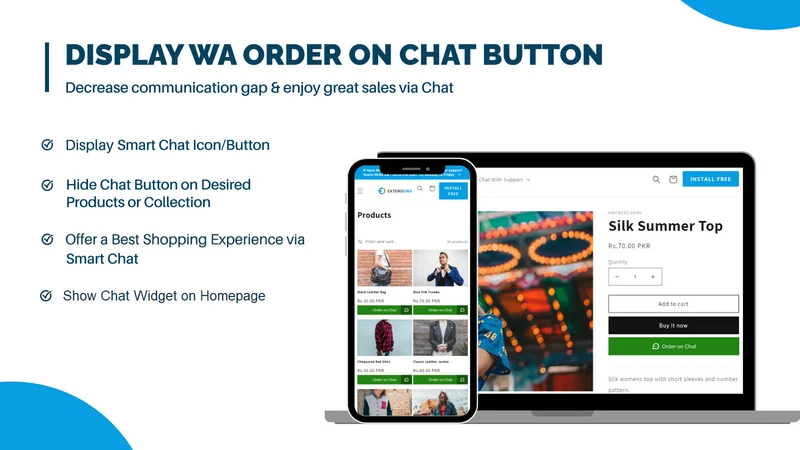 Ex Chat & Order On Whatsapp