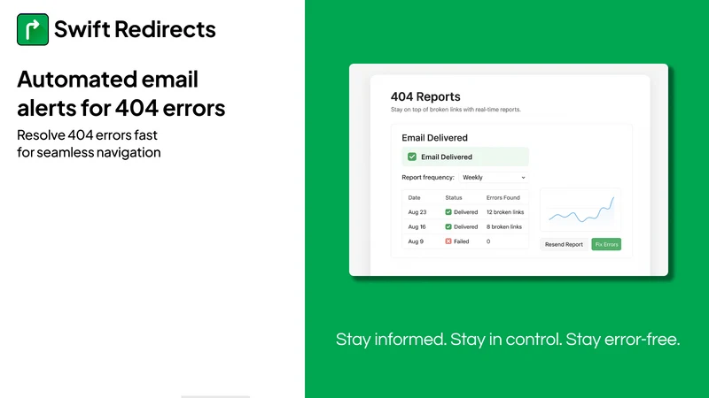 Swift Redirects ‑ 301/404