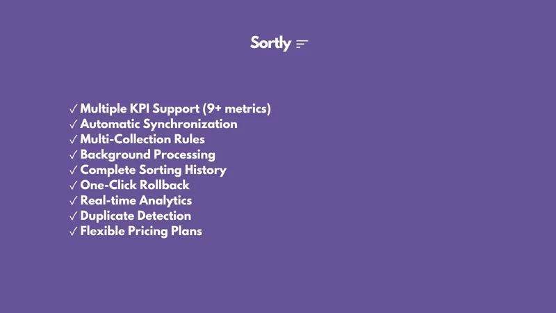 Sortly ‑ Smart Product Sorting