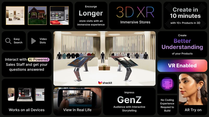 Shackit ‑ 3D Virtual Stores