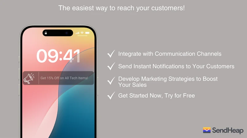 SendHeap: Email, SMS & Pop Ups