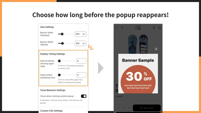 UR: Page‑Specific Popup