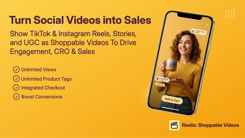 Shoppable Video Slider: Reelio