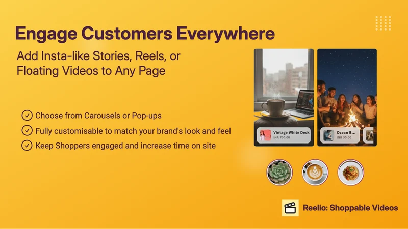 Shoppable Video Slider: Reelio