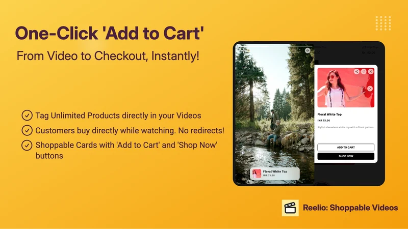 Shoppable Video Slider: Reelio