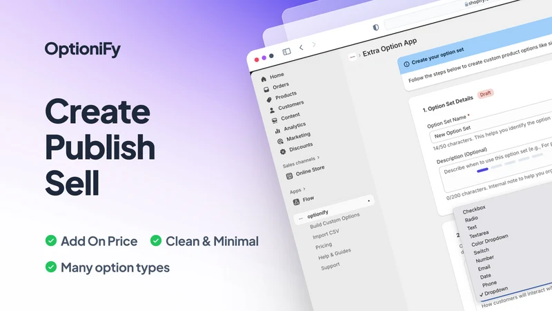 Optfy ‑ Custom Product Options