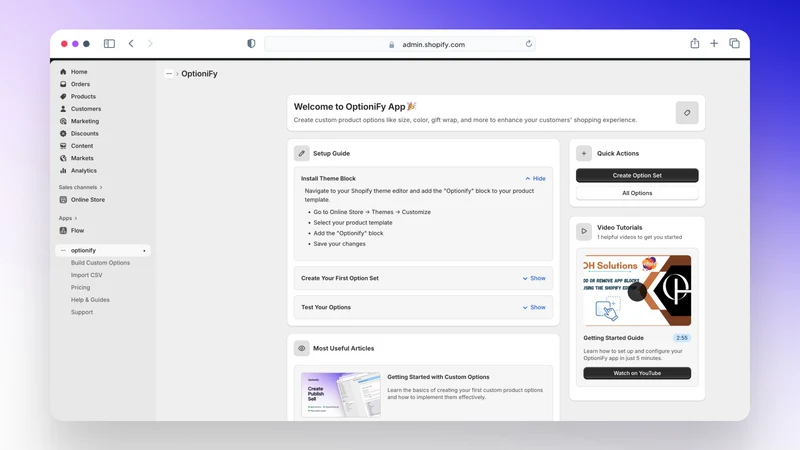 Optfy ‑ Custom Product Options