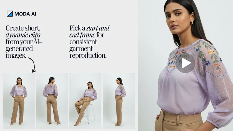 MODA: AI Model Photos+Video