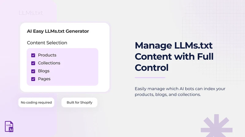 AI LLMs.txt Manager