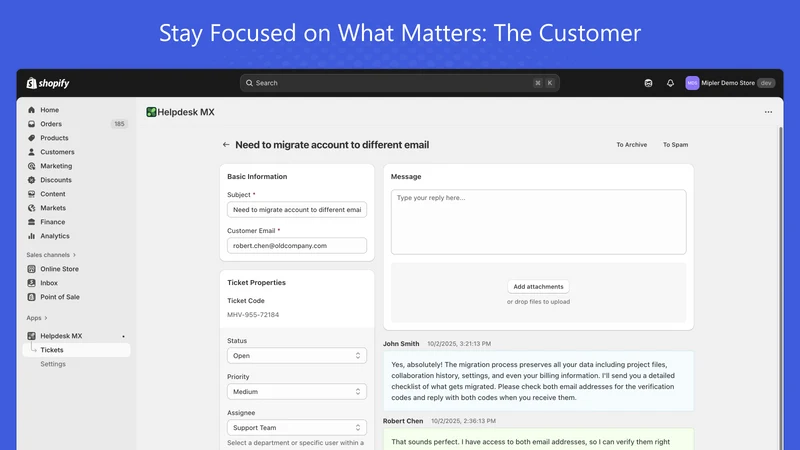 MX: Helpdesk & Live Chat