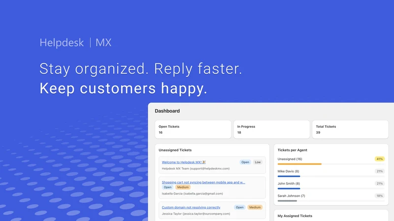 MX: Helpdesk & Live Chat