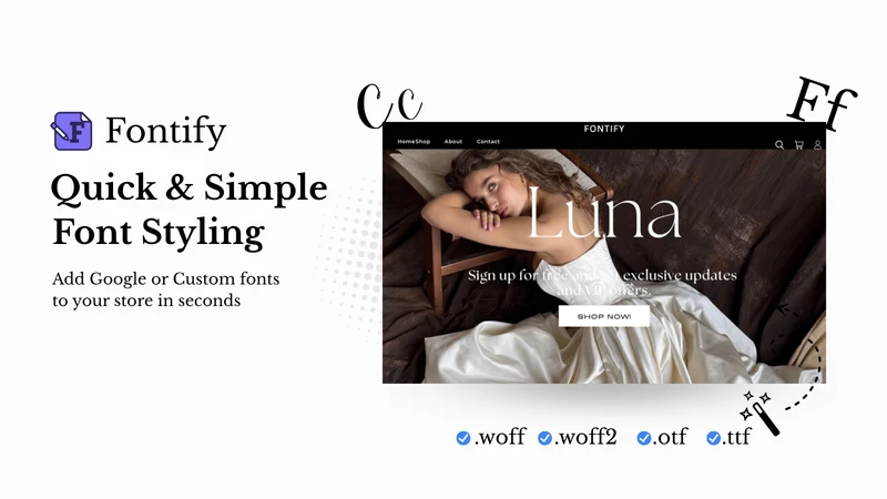 Fontomize: Custom Fonts