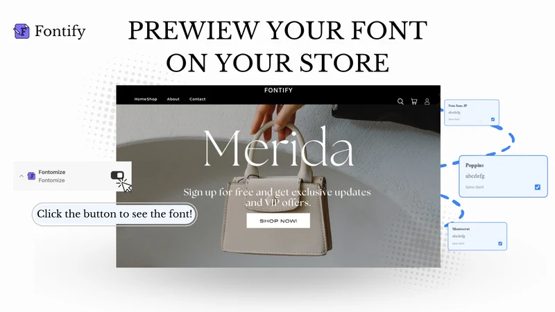 Fontomize: Custom Fonts
