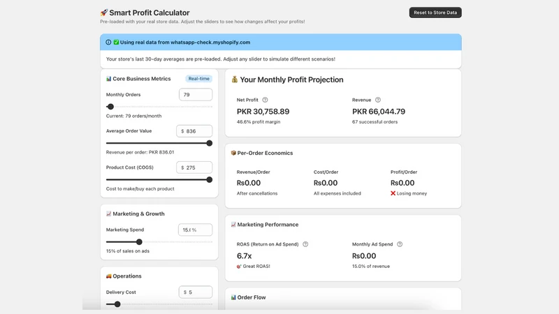 Financify:COD Profit Analytics