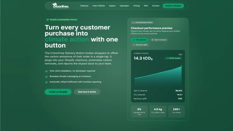 CrbonFree: AI Carbon Checkout