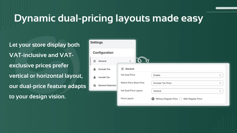 CI VAT Dual Price